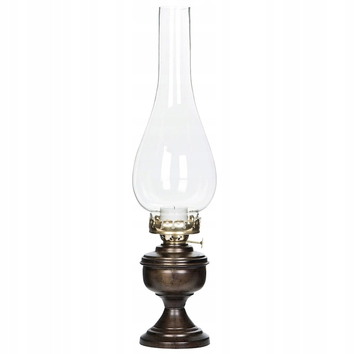 ŚWIECZNIK NA TEALIGHT LAMPA NAFTOWA SZKLANY SKANDYNAWSKI LOFT WYSOKI