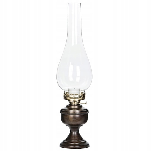 ŚWIECZNIK NA TEALIGHT LAMPA NAFTOWA SZKLANY SKANDYNAWSKI LOFT WYSOKI
