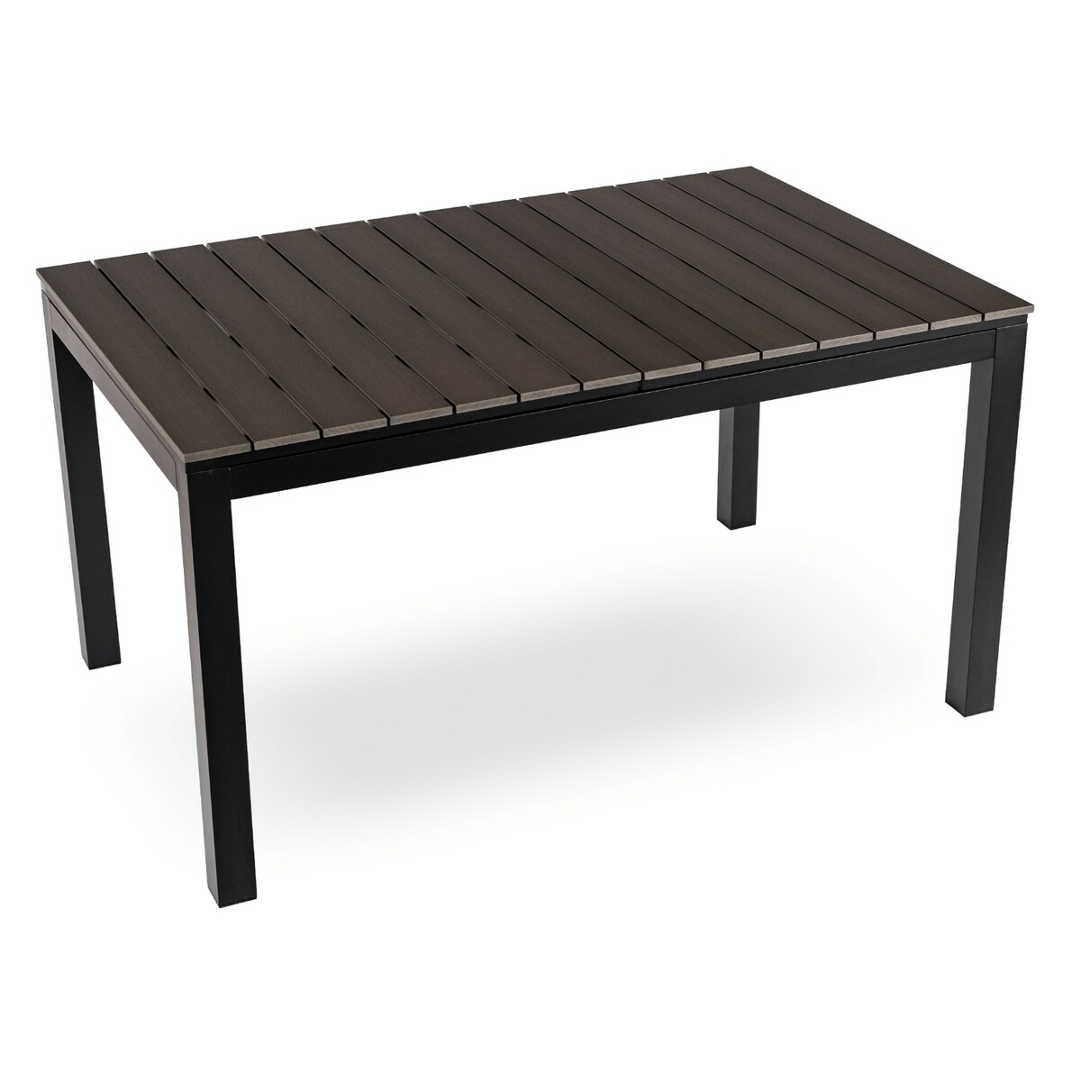 Zestaw Mebli Ogrodowych Na Taras Ogród Technorattan Czarny Popiel