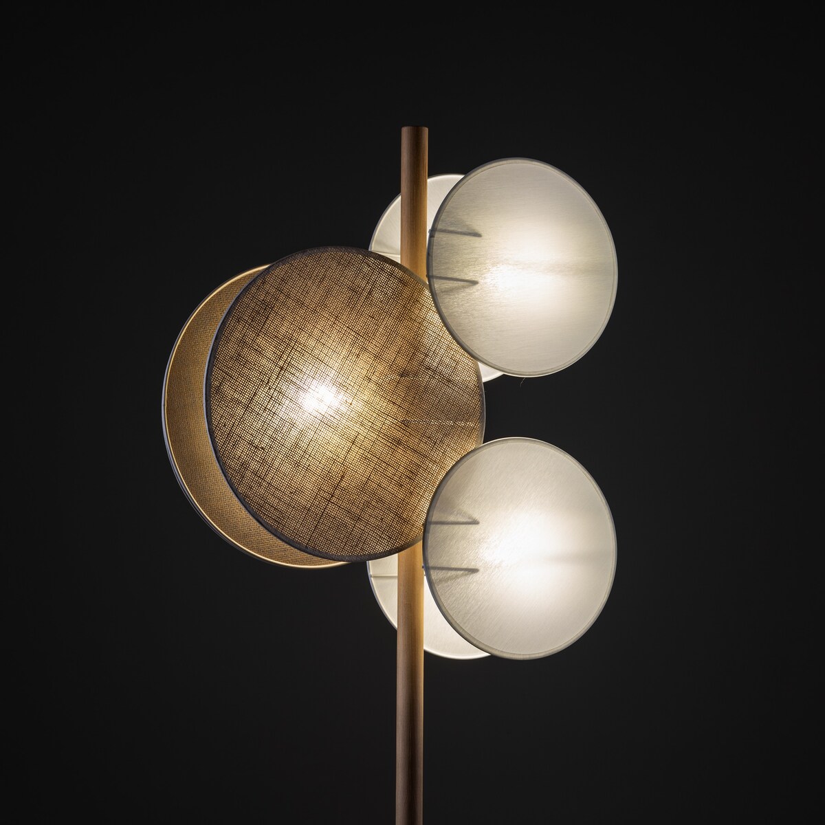 Lampa podłogowa PULSE 5960 TK Lighting 3xE27 biała drewno/juta nowoczesna do salonu i sypialni