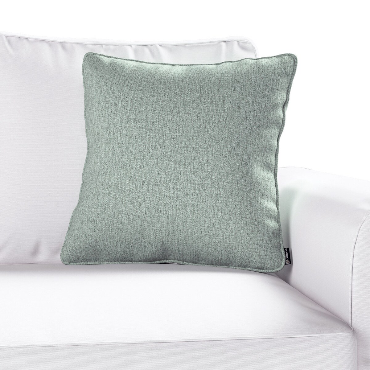 Poszewka Gabi na poduszkę 45x45 beżowo-eukaliptusowy