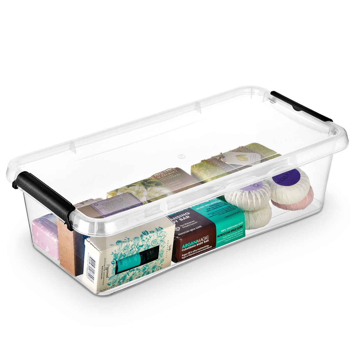 Pojemnik Plastikowy Pudełko Z Pokrywą Do Przechowywania Box Organizer 6L