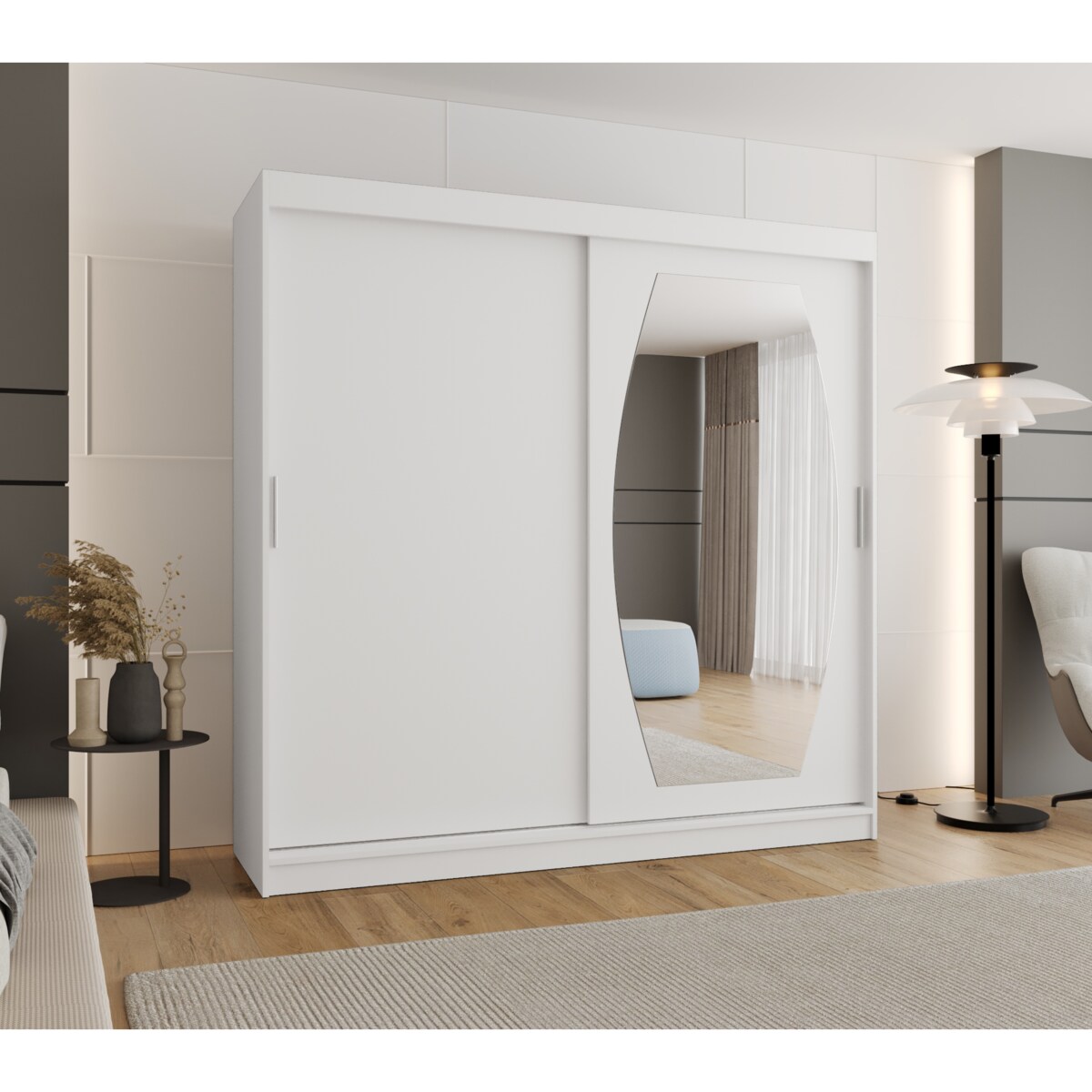 Szafa przesuwna ROSSA 200 biały