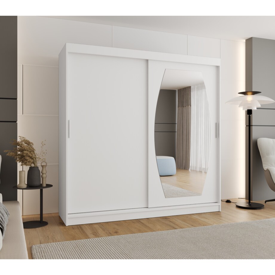 Szafa przesuwna ROSSA 200 biały