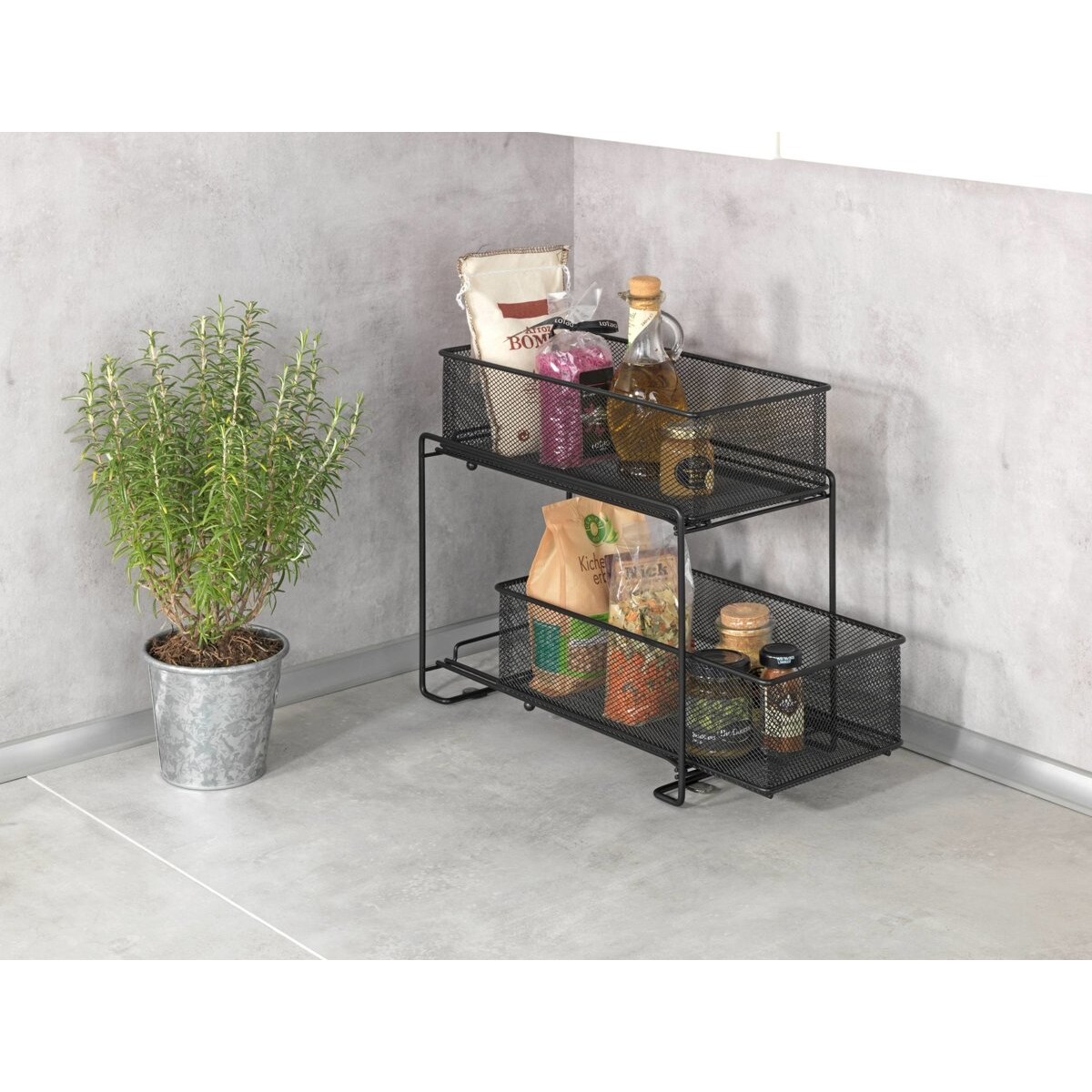 Koszyk kuchenny na żywność GIOMA, 2 poziomy, WENKO