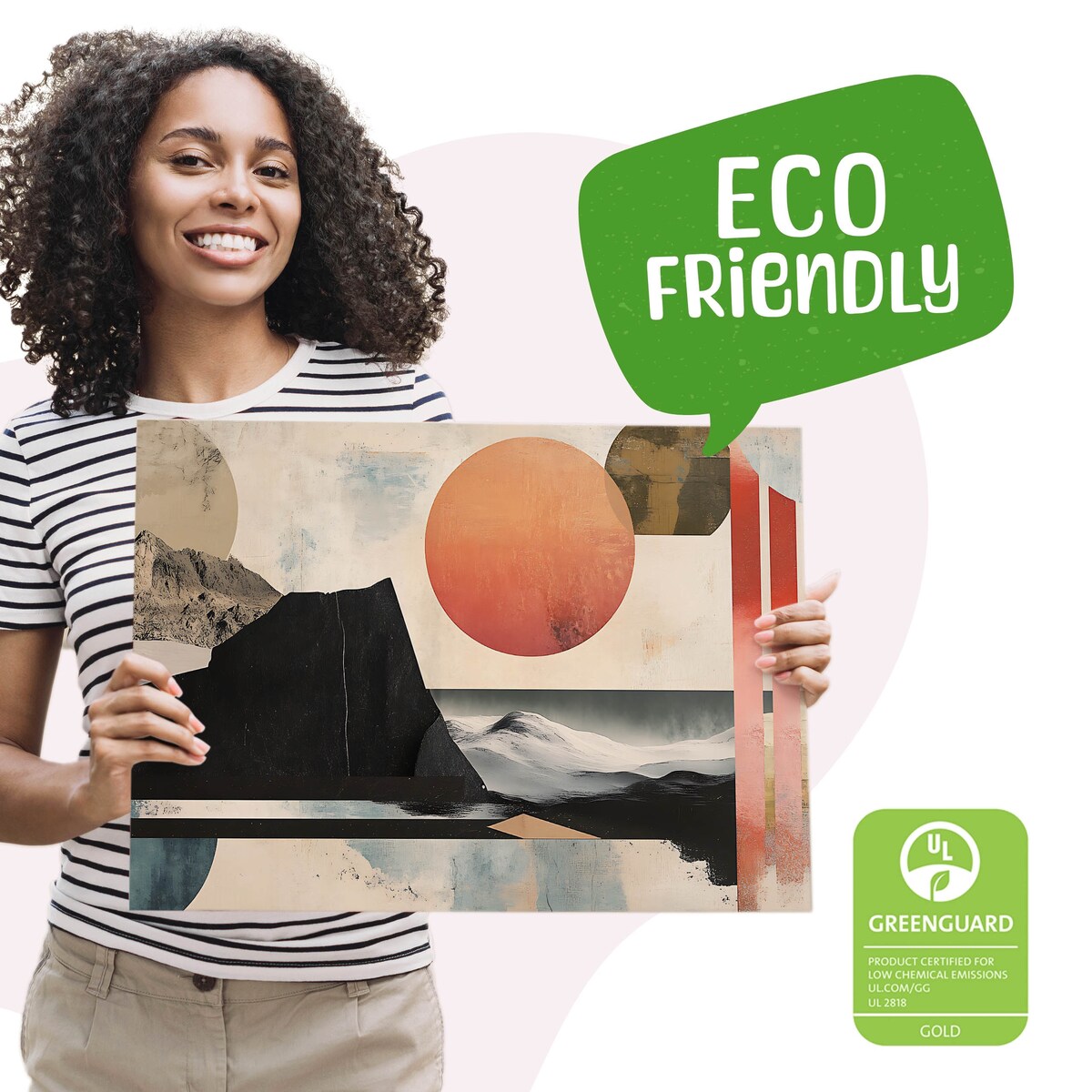 Obraz Na Płótnie Do Sypialni Krajobraz Abstrakcja Zachód Słońca 70x50cm