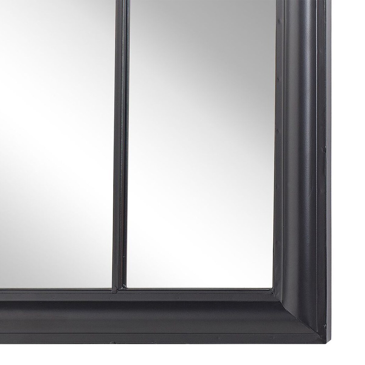 Lustro ścienne EMBRY 69 cm 89 cm Metal Czarny