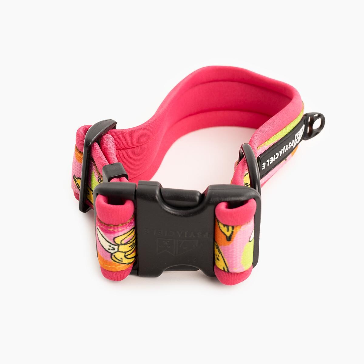 Obroża z klamrą SUPER SOFT "Owoc falliczny 2.0" - Szerokość taśmy: 38mm, Rozmiar: L