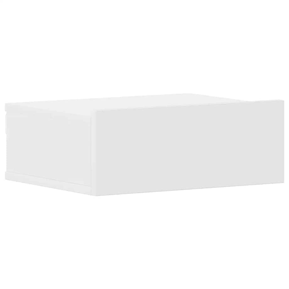 vidaXL Wisząca szafka nocna, biała 40x30x15 cm materiał drewnopochodny
