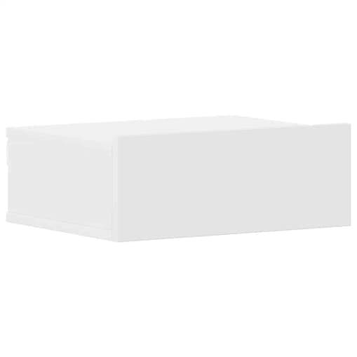 vidaXL Wisząca szafka nocna, biała 40x30x15 cm materiał drewnopochodny
