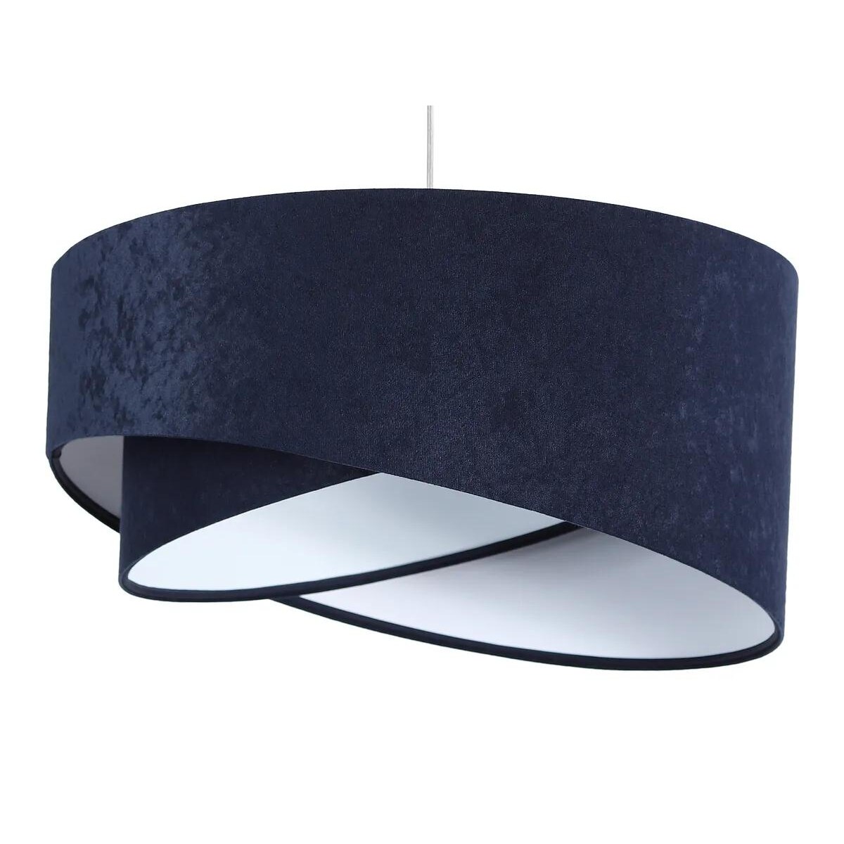 Lampa wisząca GEMSTONE granatowa/biała