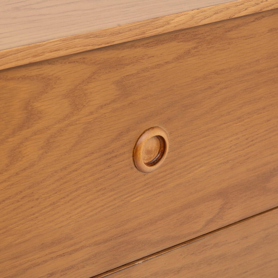 Wąska komoda do sypialni typu bieliźniarka CHARLIE, 4 szuflady, 50 x 35 x 107,5 cm