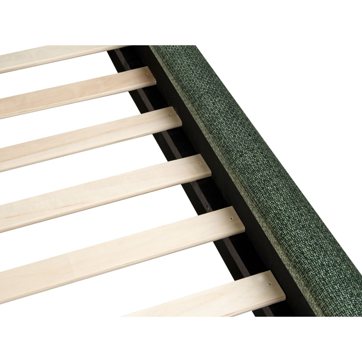 Łóżko BAJONNA 180 x 200 cm Ciemnozielony