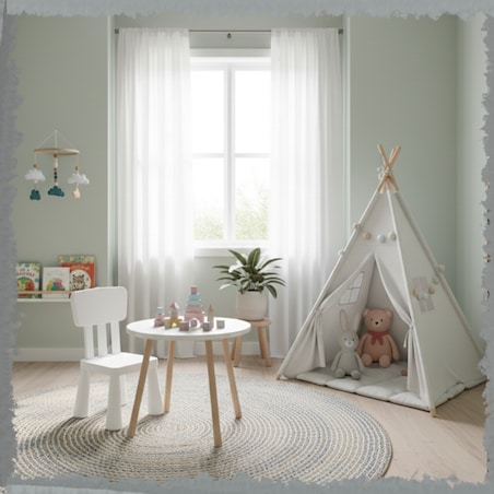 Krzesełko dla dzieci plastikowe z oparciem wygodne do pokoju białe