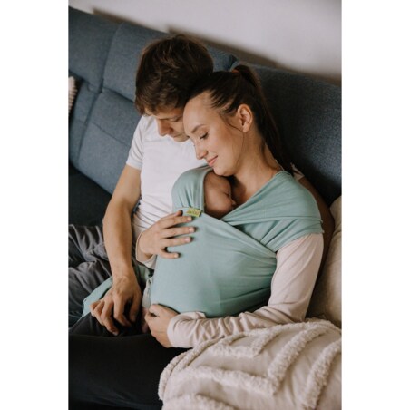 Chusta do noszenia dziecka BOBA Wrap - morska zieleń