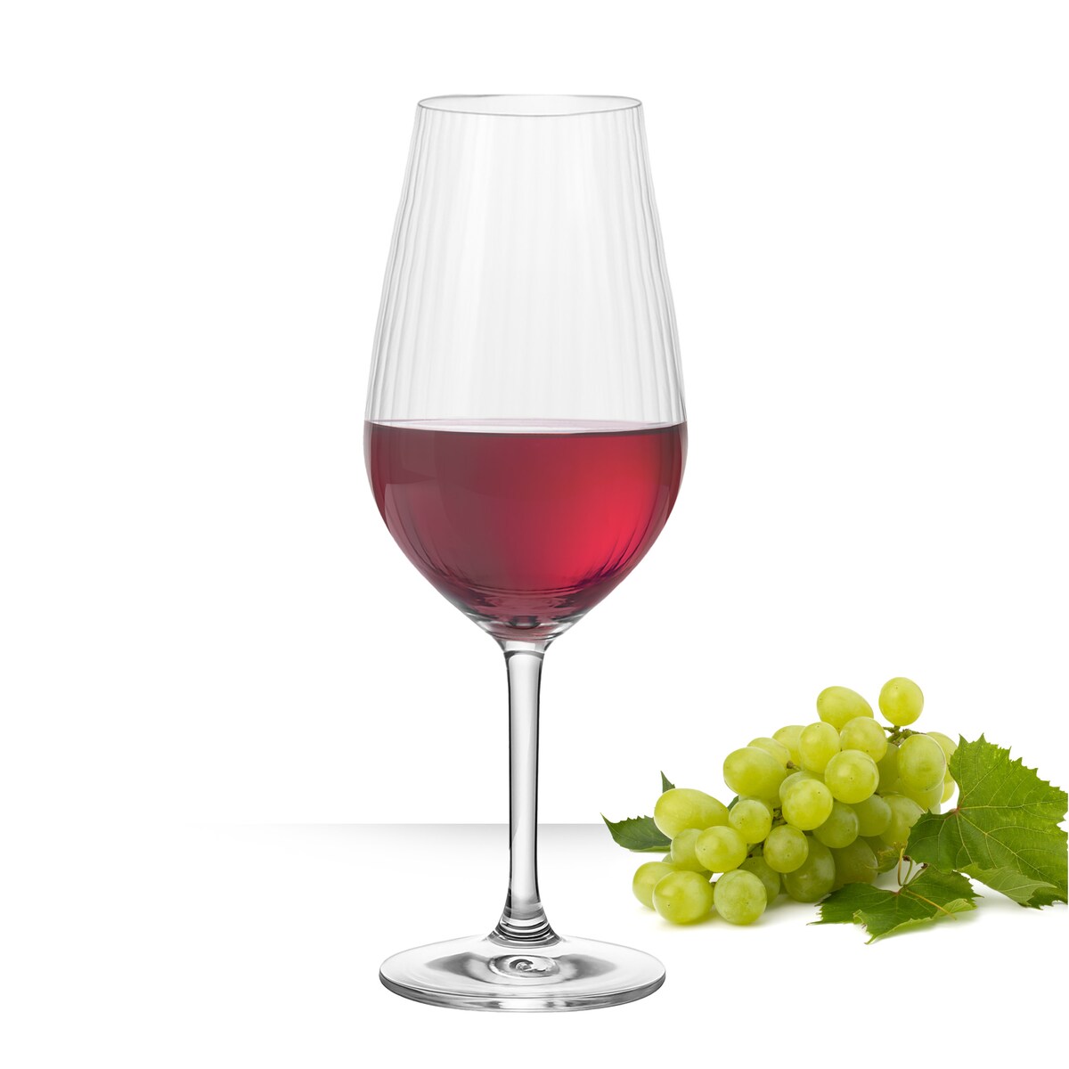 4X Kieliszki Kryształowe Do Wina Szampana Szklanki Eleganckie Szklane 520 Ml Zestaw