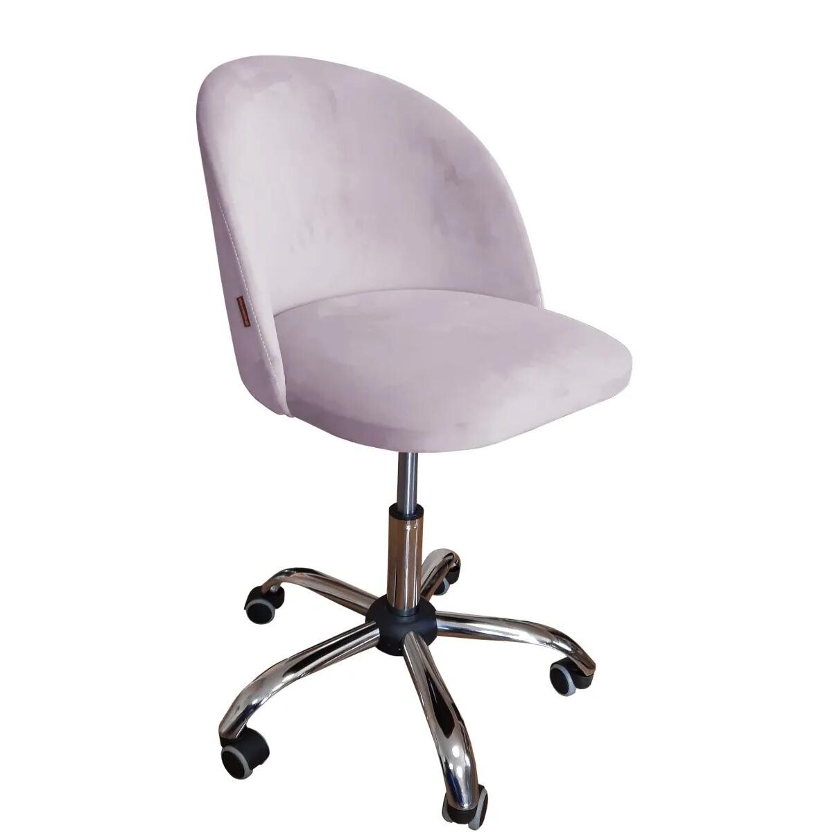 Fotel CLAUDINE VELVET jasno różowy