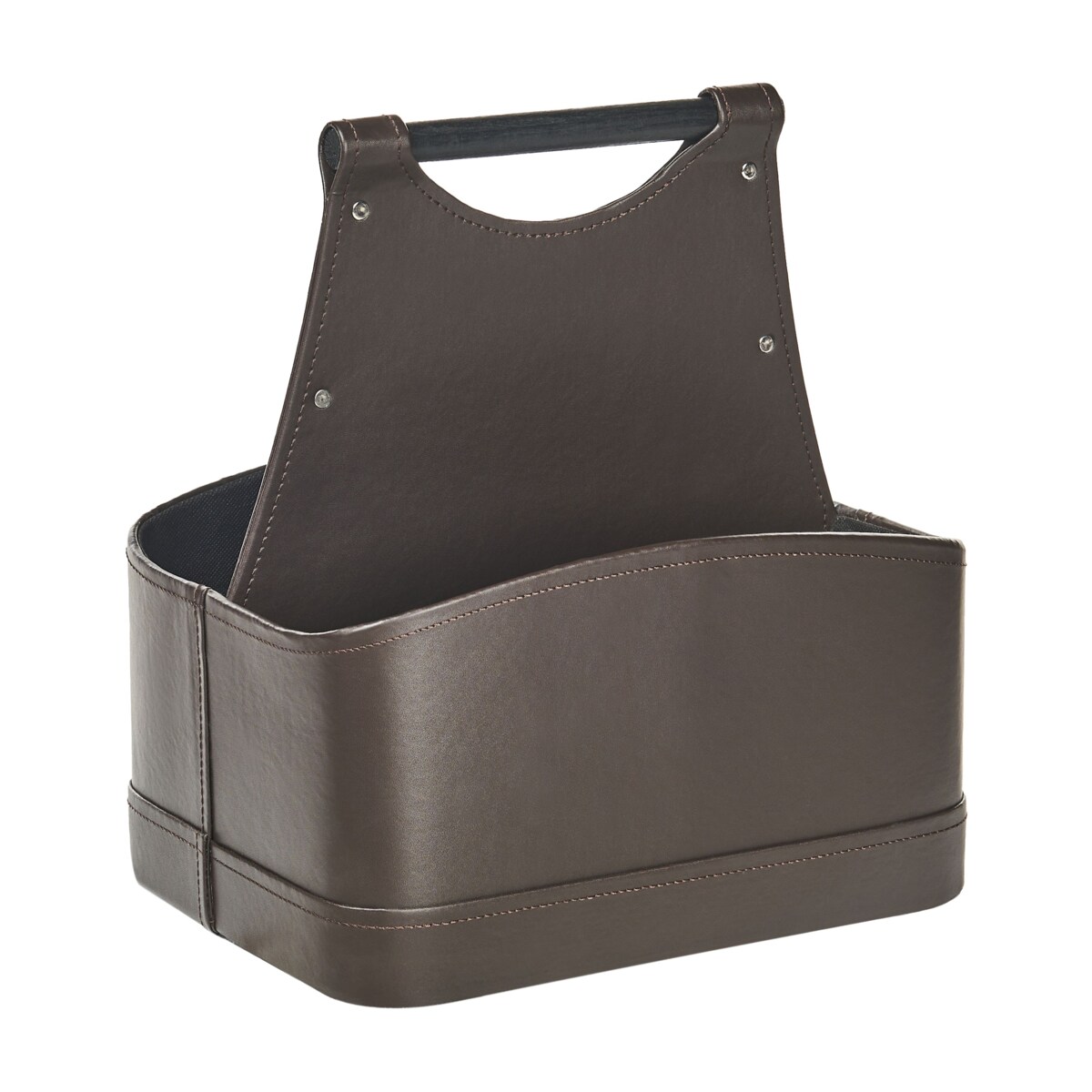 Kosz ekoskóra ciemnobrązowy URUK