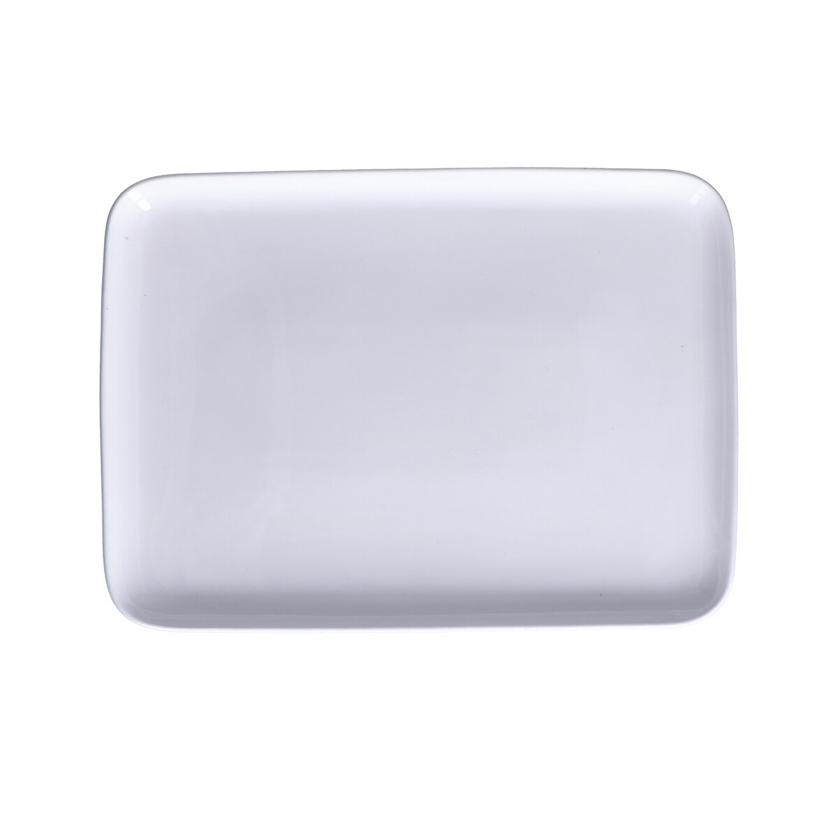 Zestaw 4 tac prostokątnych Essenziale New Age - Biały, 30 x 22 cm