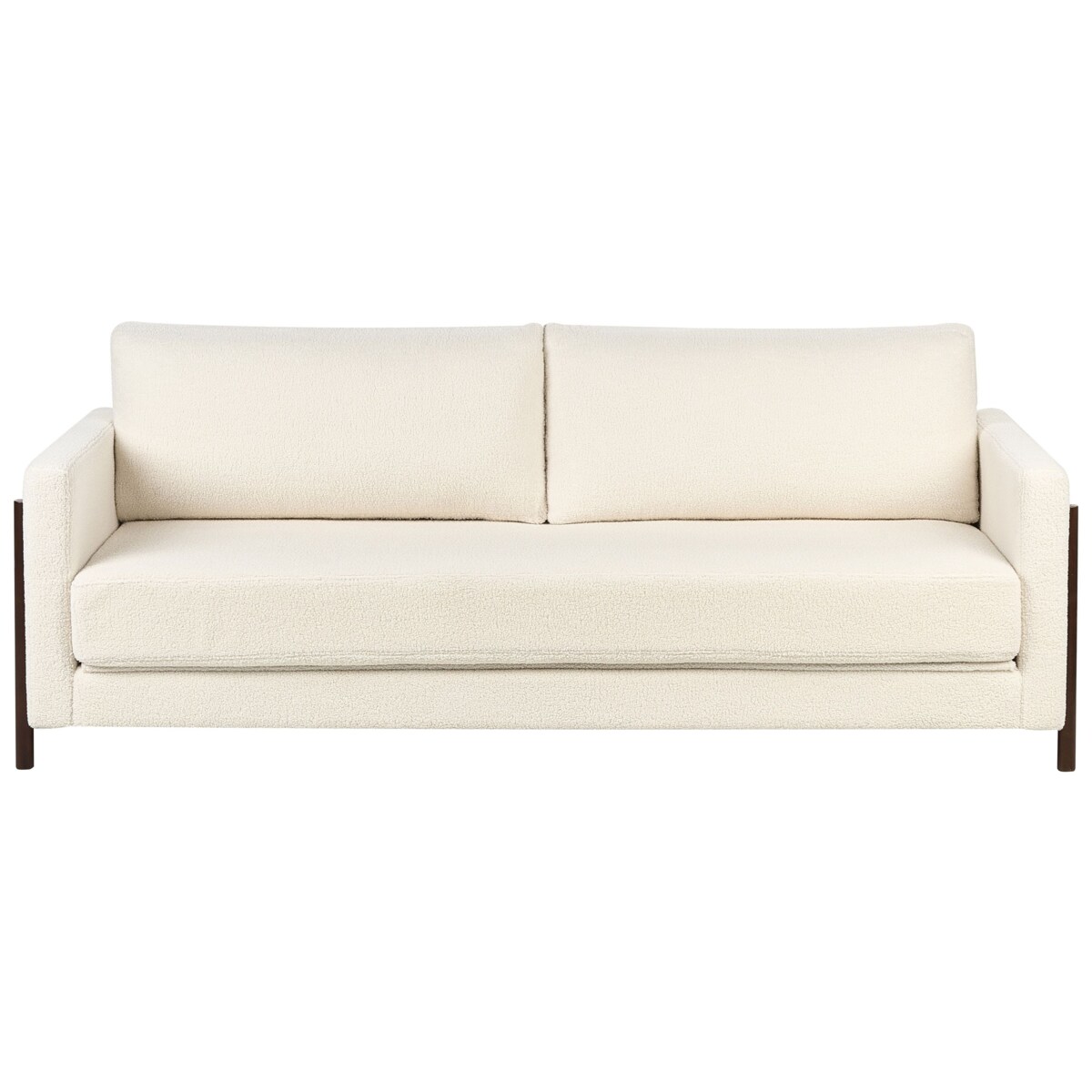 Sofa rozkładana boucle biała ORSA