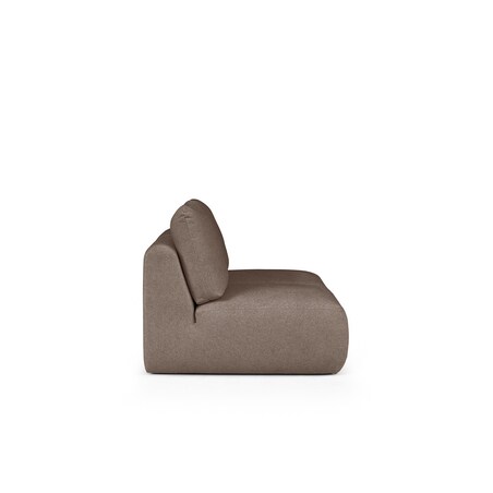 Mirel Sofa 2 osobowa bez podłokietników brązowa