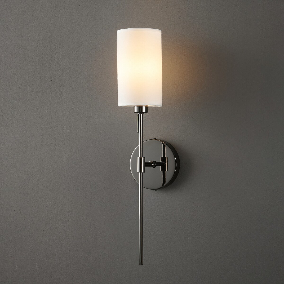 Lampa ścienna DARLING czarny połysk 53 cm
