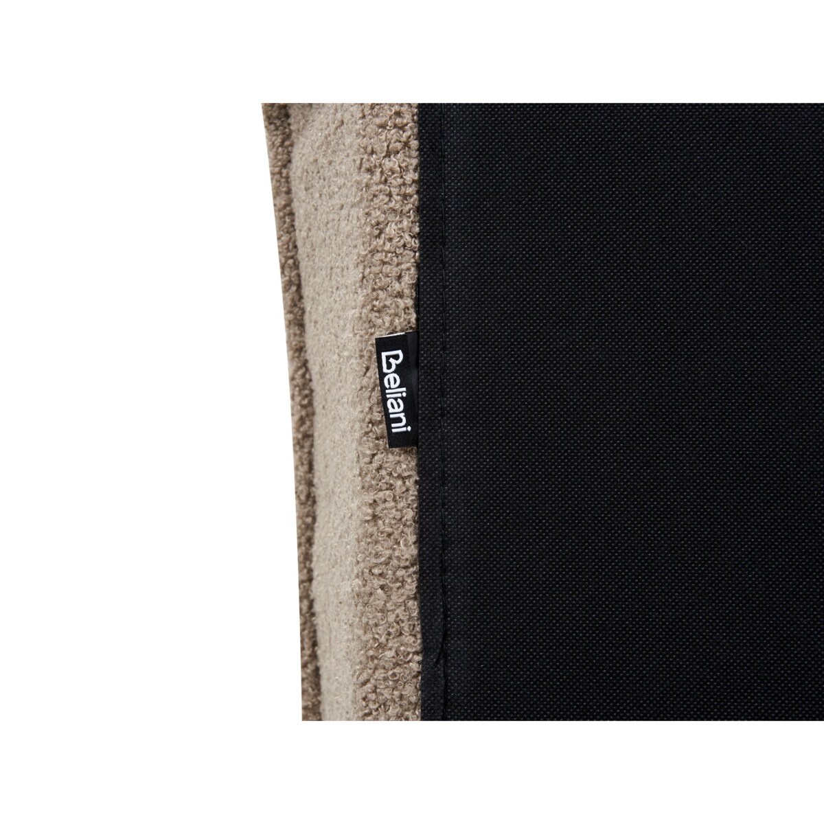 Łóżko Boucle VINAY 180 x 200 cm Beżowoszary