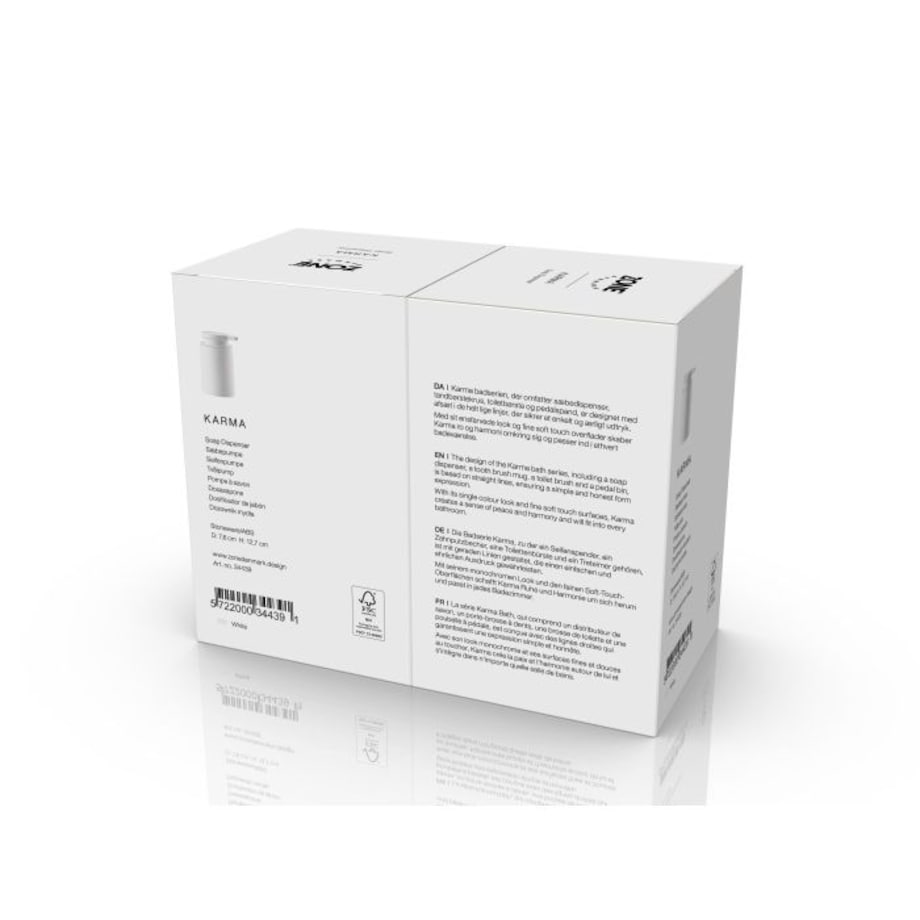 Dozownik do mydła 0,25 l Karma White 34439
