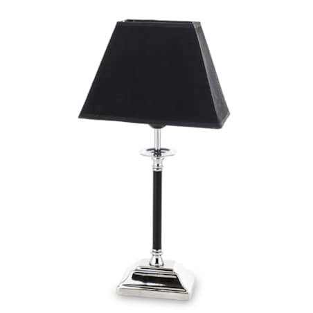 Lampa stołowa 48x14x23 cm MAUD z trapezowym czarnym abażurem