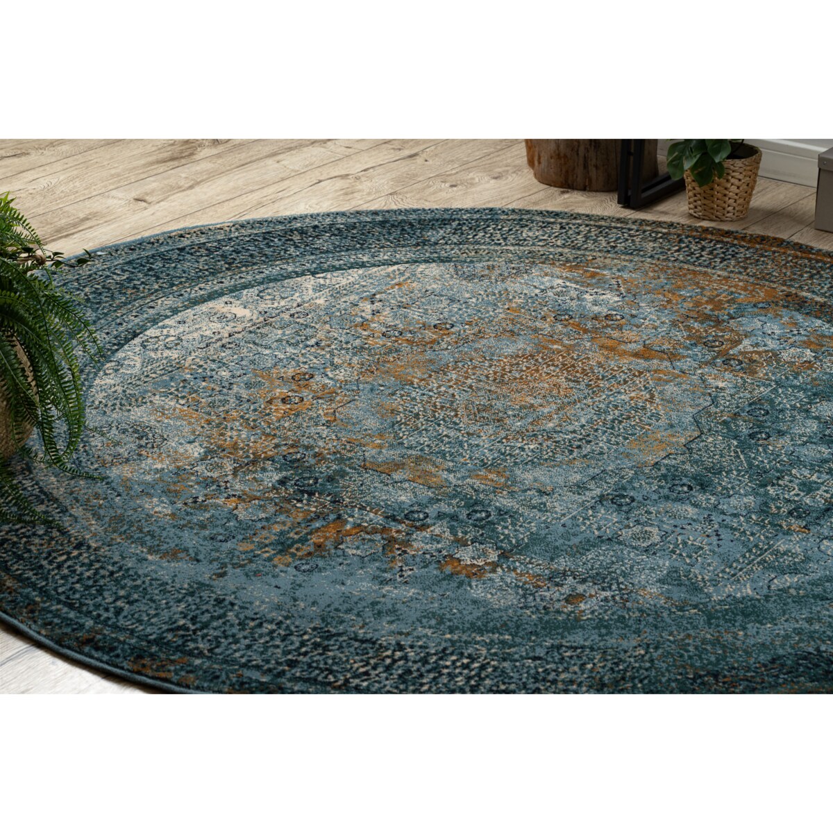 Dywan wełniany OMEGA MAMLUK koło - Rozeta koło 200 cm