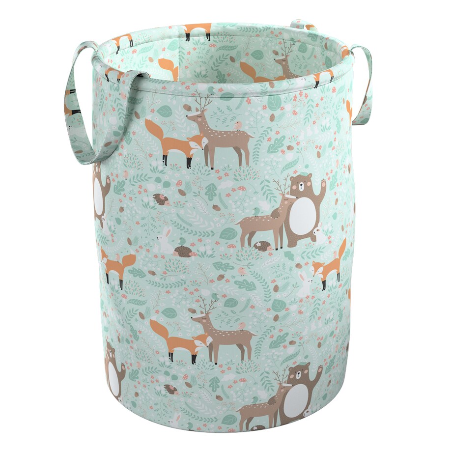 Kosz na zabawki Tobi, zielony, 40x60cm, Magic Collection