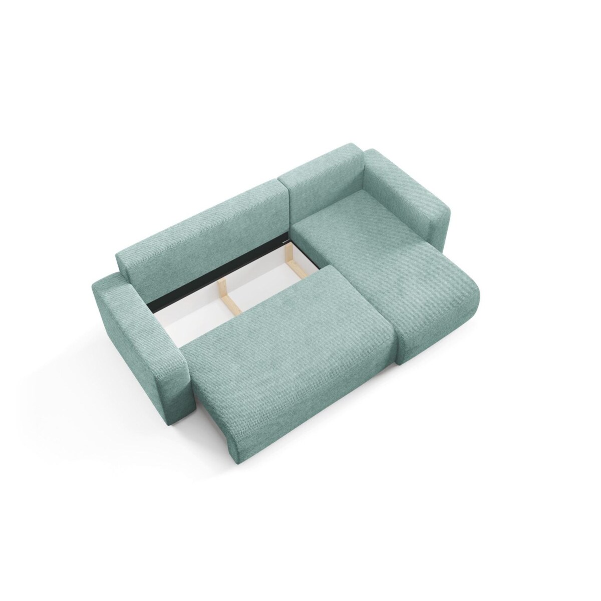 Narożnik EVORA L z pojemnikiem tkanina miękki plusz Kolor: Onega 06