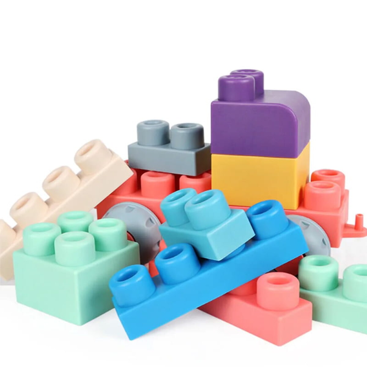 SOFT blocks - miękkie klocki konstrukcyjne 50 elementów