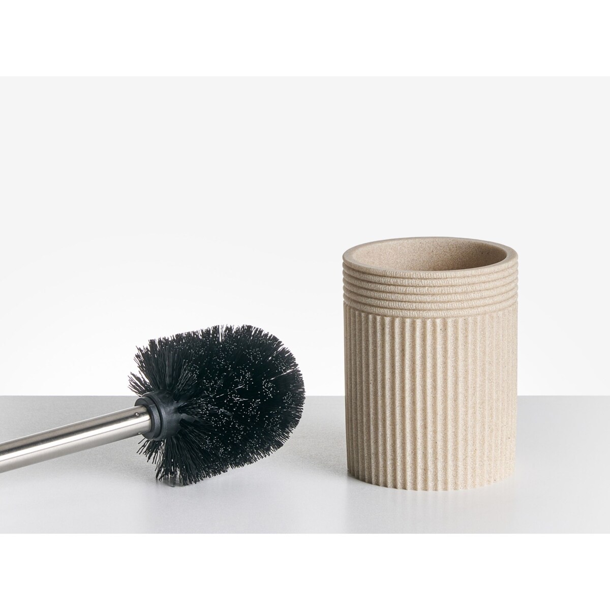 Zestaw akcesoriów łazienkowych 5 elementów CHANCAY Jasnobeżowy