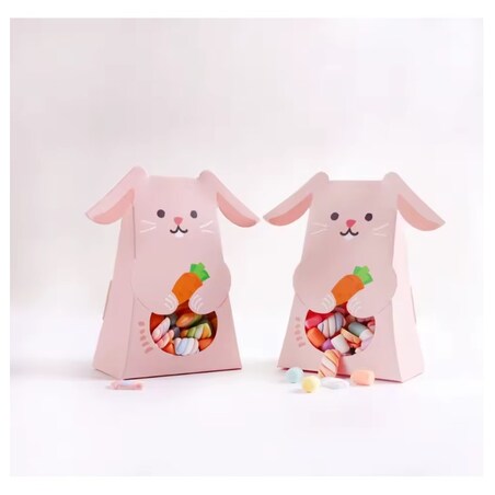 Pudełko PREZENTOWE ozdobne w kształcie Króliczka 1 szt. 10x5x16,5cm OPO42R