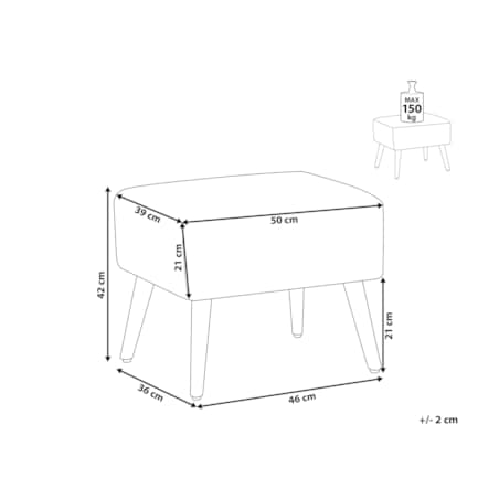 Stołek szary MANTEO