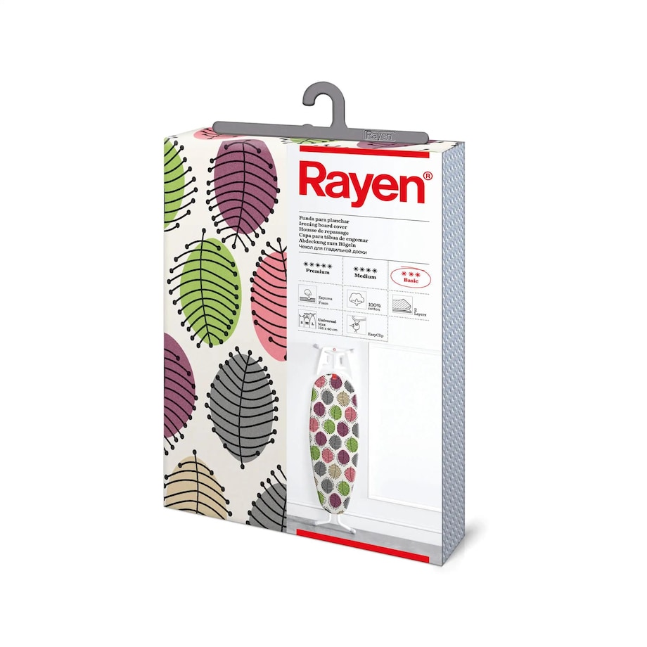 Pokrowiec w liście na deskę do prasowania Rayen