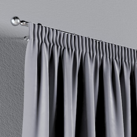 Zasłona na taśmie marszczącej 1 szt. 130x245 srebrzysty szary