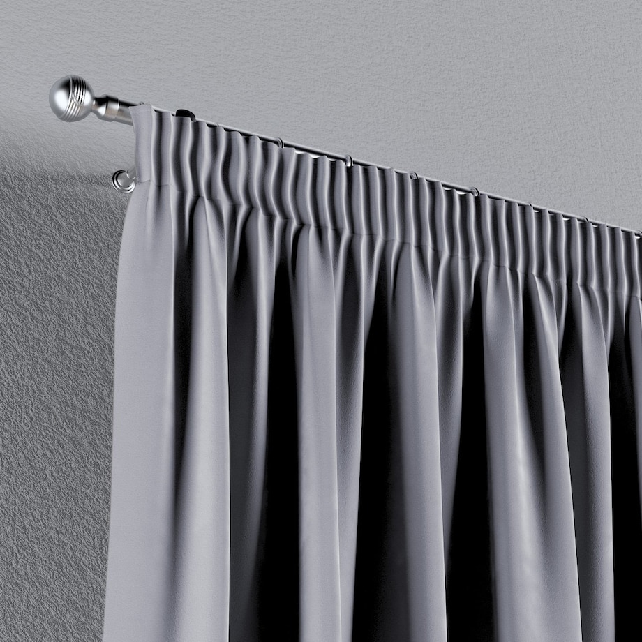 Zasłona na taśmie marszczącej 1 szt. 130x245 srebrzysty szary