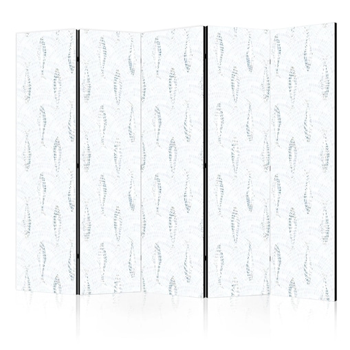 Parawan dwustronny Zwierzęta 225x172 cm 5-częściowy czarny