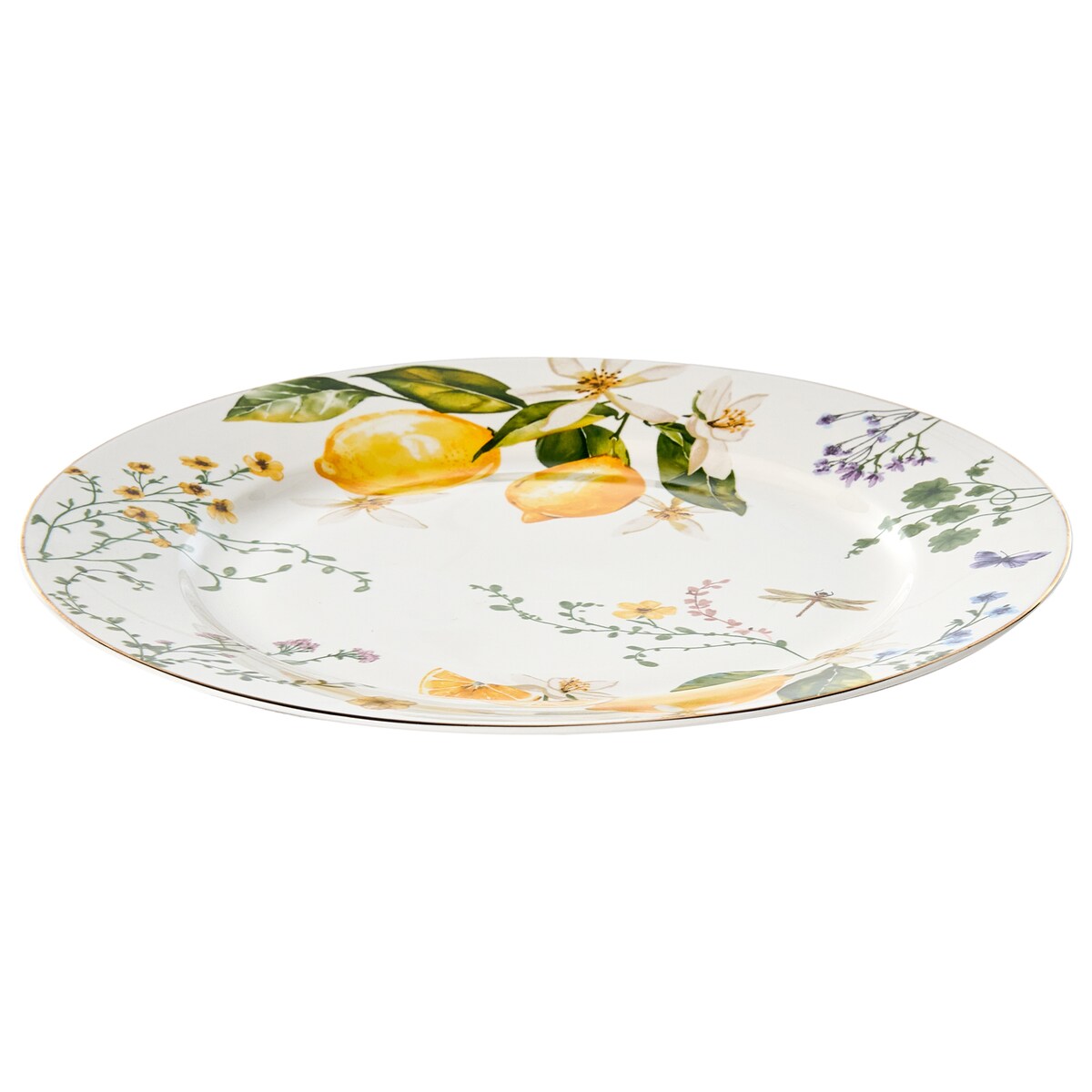 Zastawa stołowa 20-częściowa LEMONGRASS Porcelana Biały/zielony