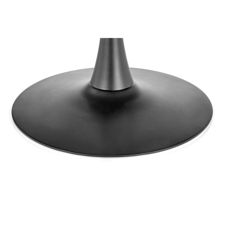 STÓŁ OKRĄGŁY Carmelia dla 4 osób 100 cm ORZECH | CZARNY