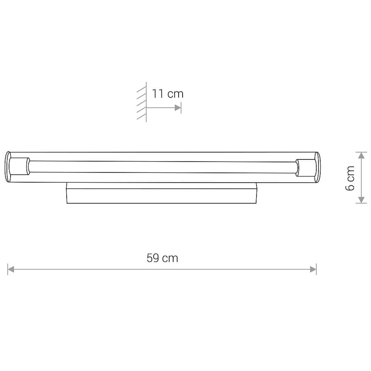 Lampa ścienna 8171 ION LED M Chrom Nowodvorski