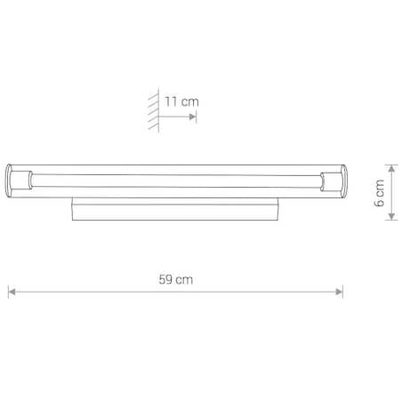 Lampa ścienna 8171 ION LED M Chrom Nowodvorski
