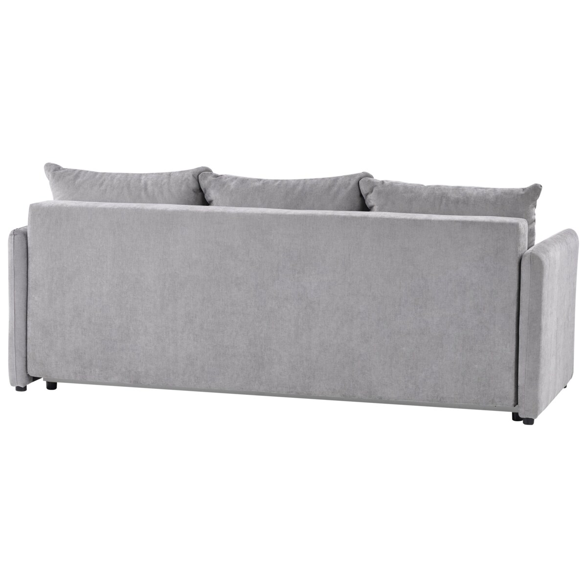 Sofa rozkładana HOLSEN Szary Tkanina