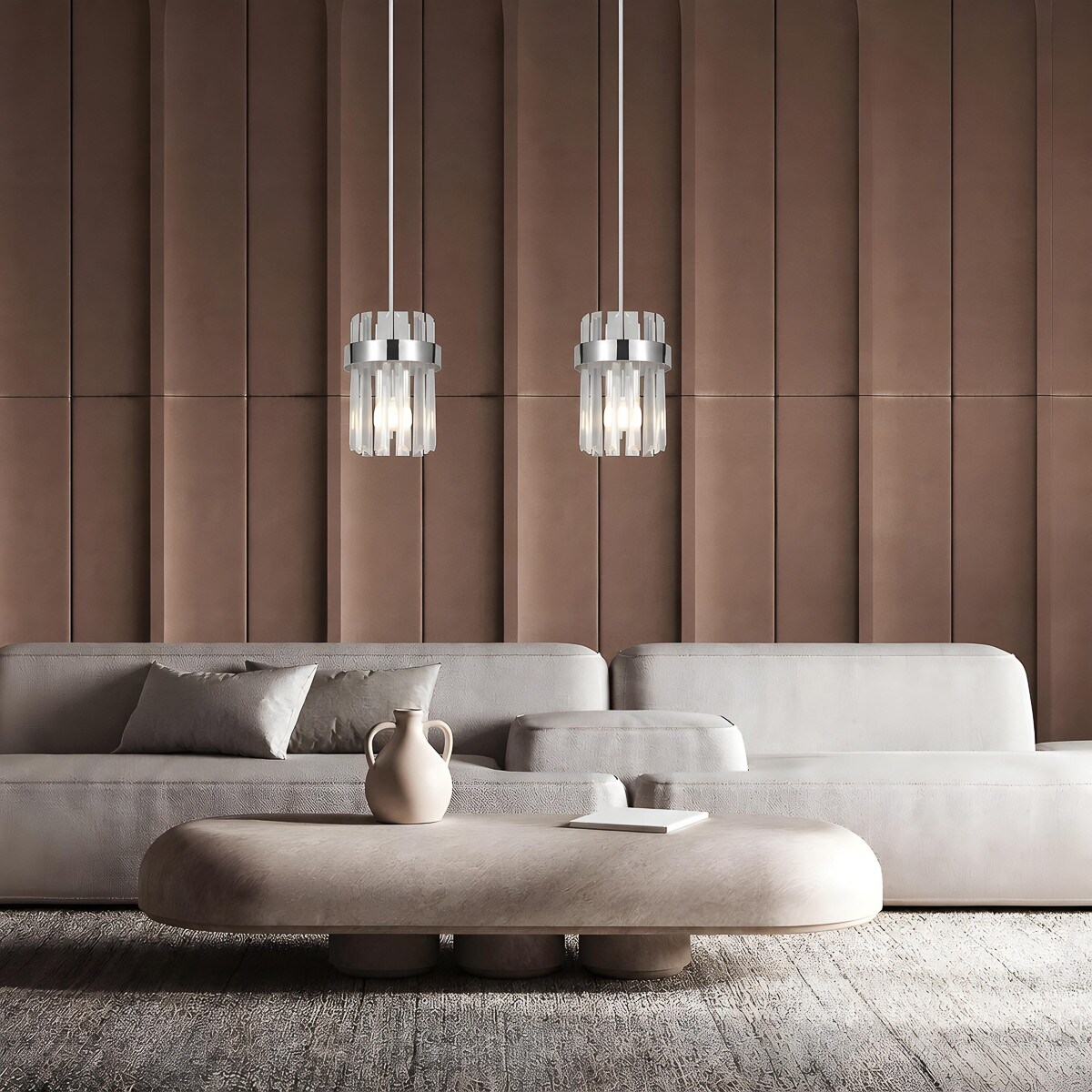 Lampa sufitowa wisząca Light Prestige Vetro chrom 2 x E14 1 szt.
