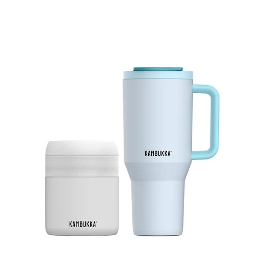 Kambukka kubek termiczny Rio 950ml + lunchbox Bora 600ml Zestaw Hold The Cold