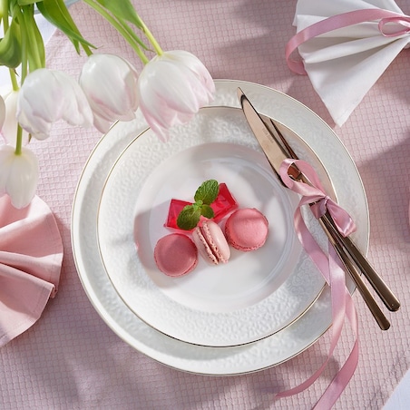 VILLA ITALIA Talerzyk deserowy śniadaniowy 21,5 cm porcelanowy IDALIA