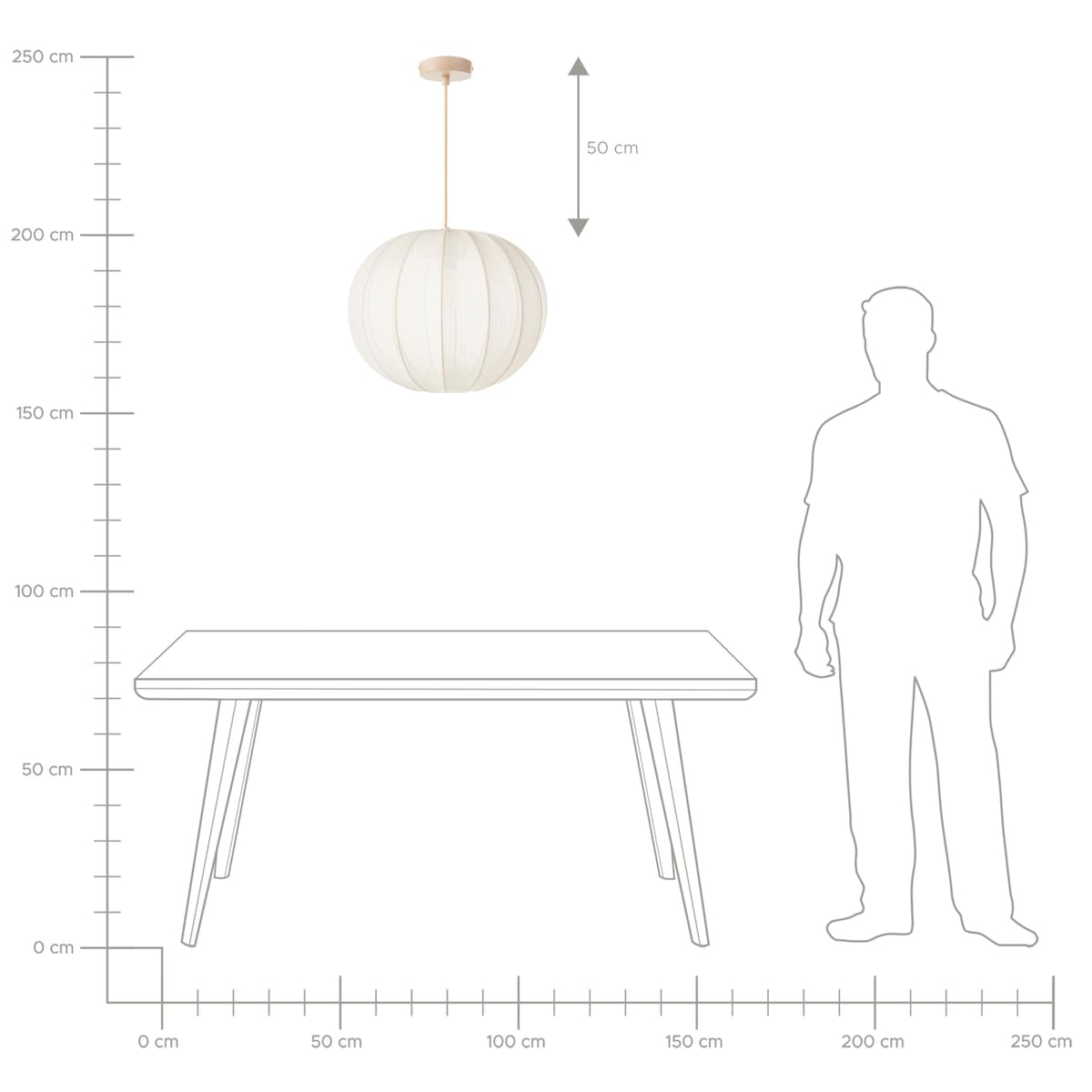 Lampa wisząca MARIETA Biały