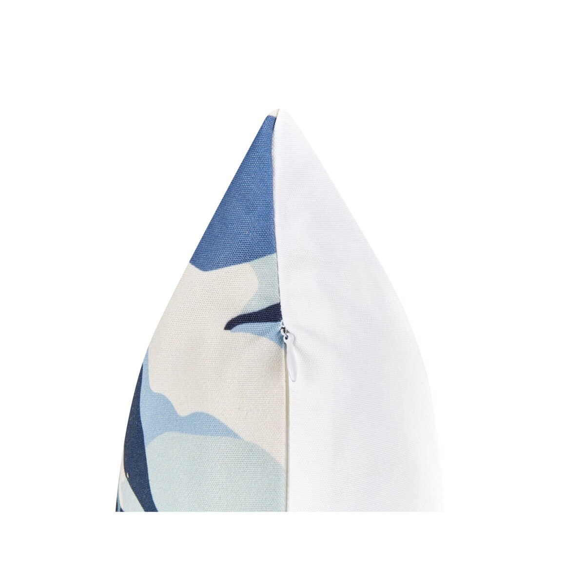 2 poduszki ogrodowe w liście 40 x 60 cm niebieskie VEGLINO